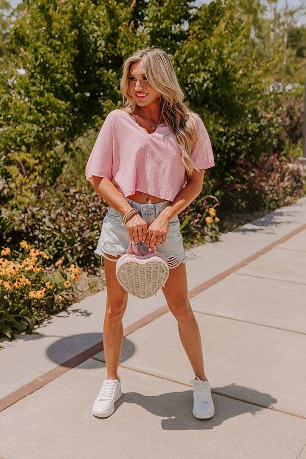 Impressions Lead Up Time Knit Top