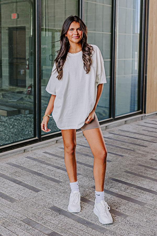 Impressions Learn As You Go Shift Tee In White