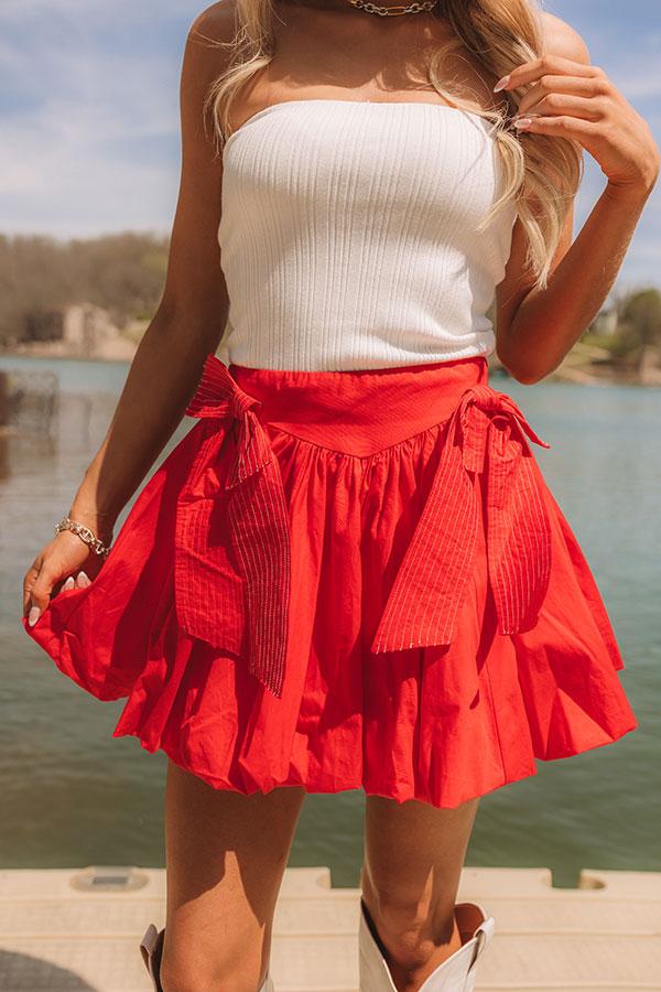 Impressions Liberty Lane High Waist Mini Skirt