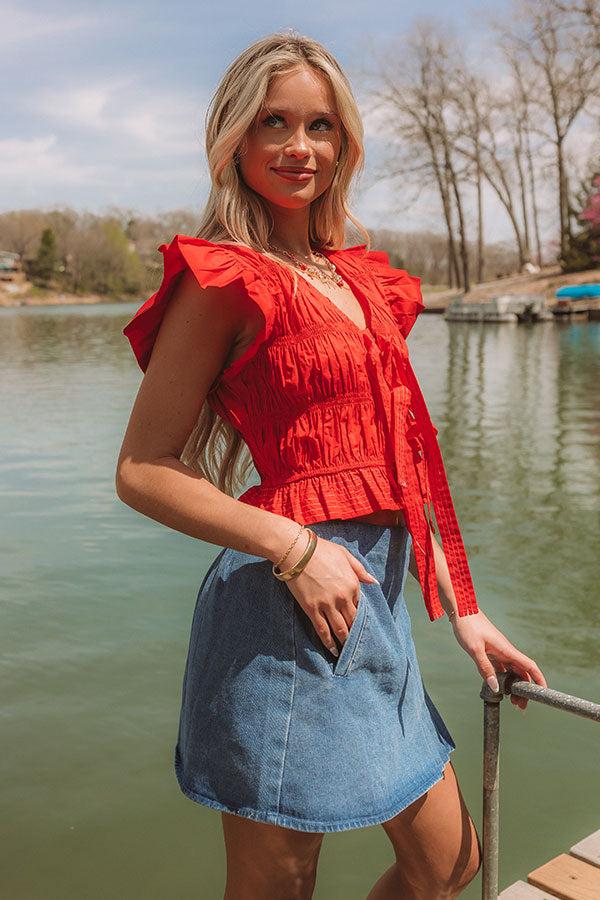 Impressions Liberty Lane Smocked Top