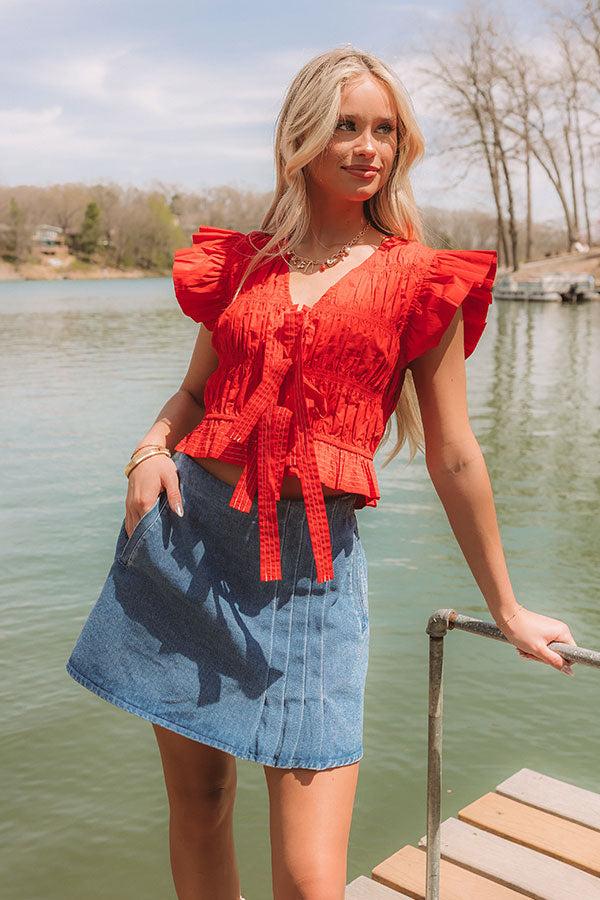 Impressions Liberty Lane Smocked Top