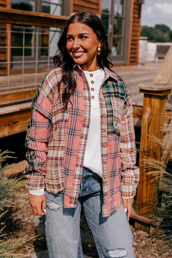 Impressions Life Lessons Flannel In Khaki