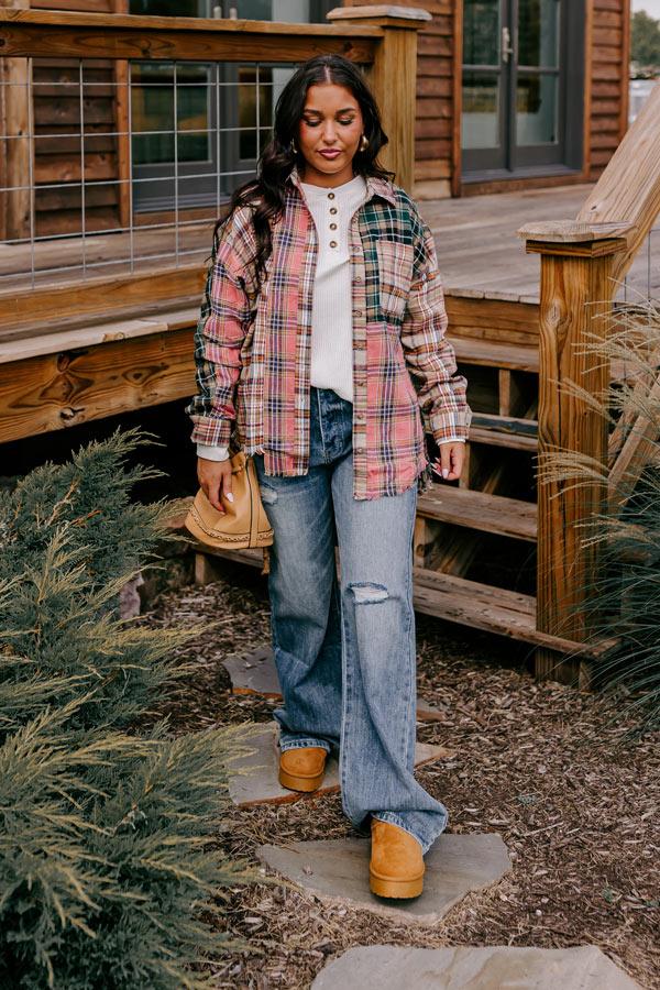 Impressions Life Lessons Flannel In Khaki