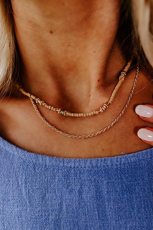 Impressions Lifted Spirits Layered Necklace