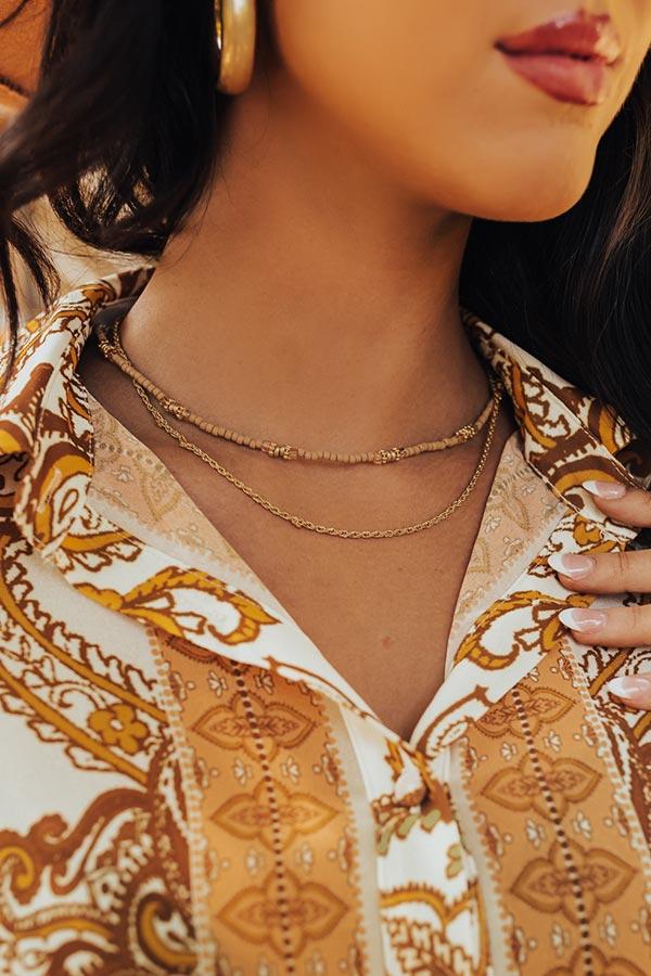 Impressions Lifted Spirits Layered Necklace