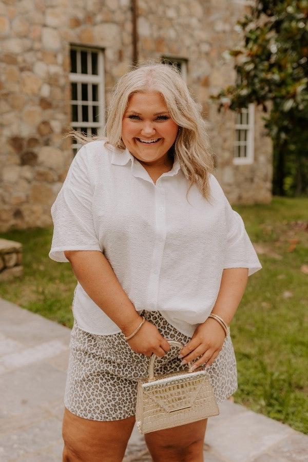 Impressions Little Coastal Town Button Up Curves