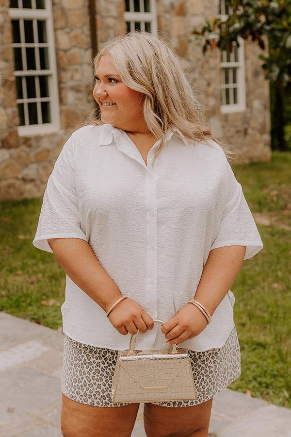 Impressions Little Coastal Town Button Up Curves