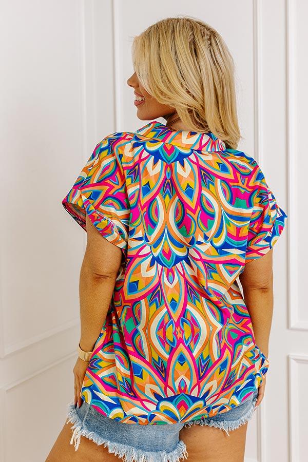 Impressions Livin' In Color Button Up Curves