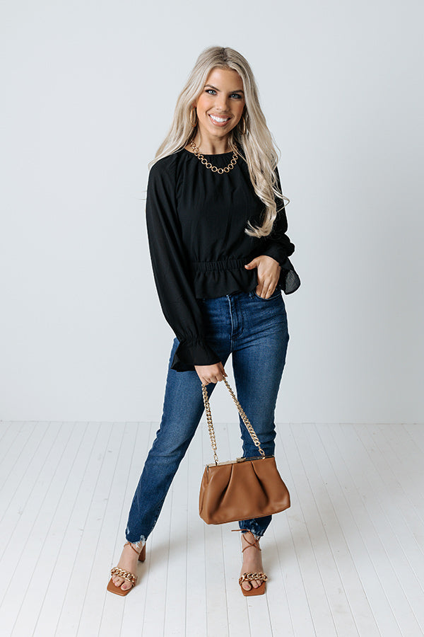 Impressions Living For Love Lace Up Top