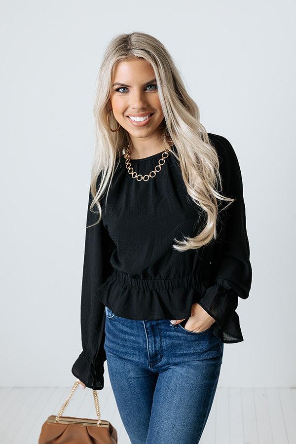 Impressions Living For Love Lace Up Top