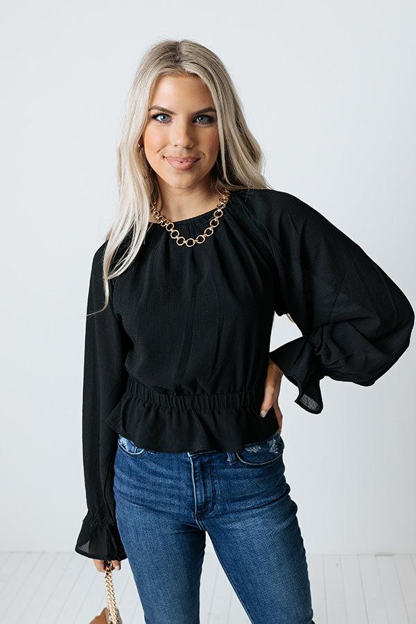 Impressions Living For Love Lace Up Top