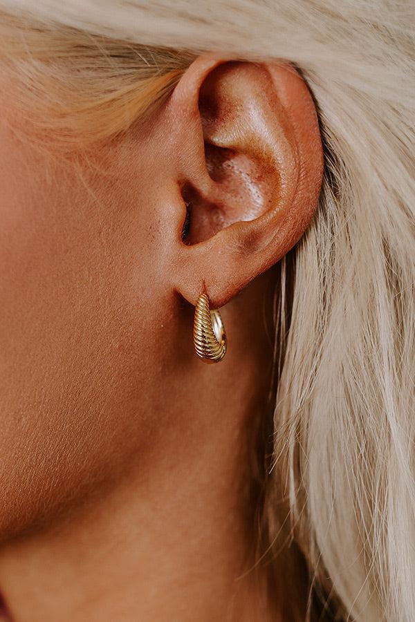 Impressions Living In The Moment Hoop Earrings