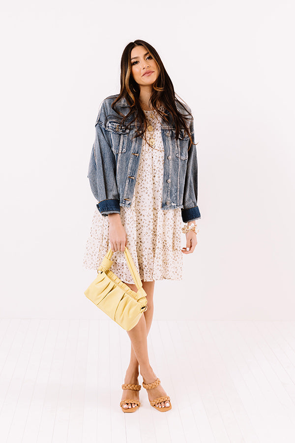 Impressions Locked Gaze Leopard Shift Dress