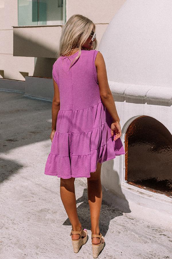 Impressions Long Time Coming Shift Dress In Orchid