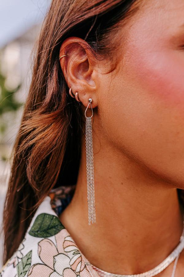 Impressions Lost In Your Eyes Earrings In Silver