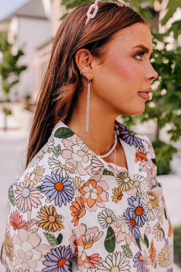 Impressions Lost In Your Eyes Earrings In Silver