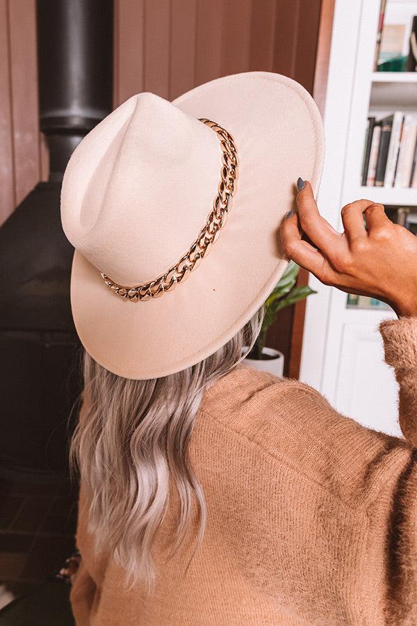 Impressions Love Of Lattes Felt Fedora In Ivory