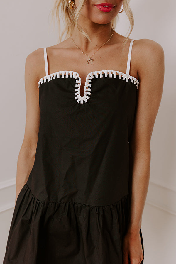 Impressions Love Potion Mini Dress In Black