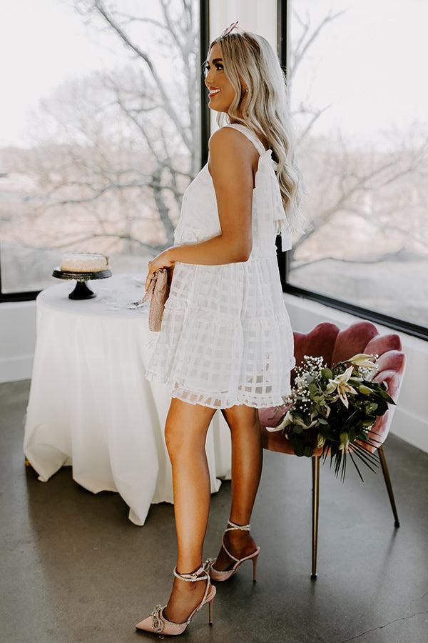 Impressions Lovely Line Up Mini Dress