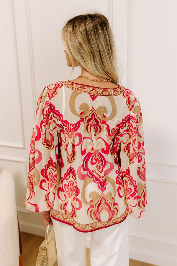 Impressions Loving Gesture Chiffon Top