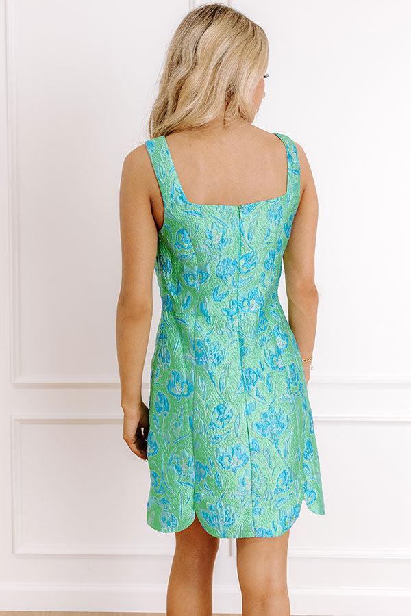 Impressions Loving Glance Jacquard Mini Dress