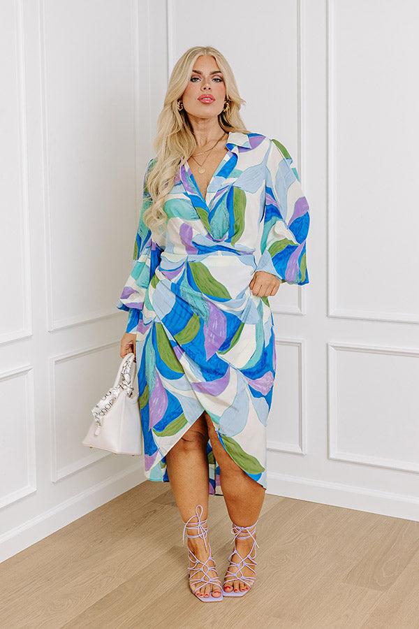 Impressions Luxe And Lavish Midi Dress Curves