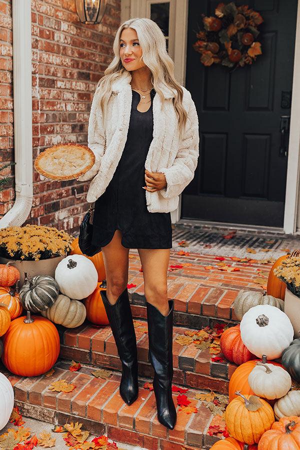 Impressions Luxe Feeling Plush Jacket In Cream