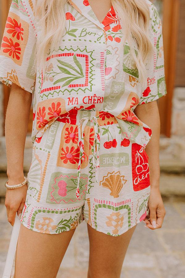 Impressions Ma Cherie High Waist Shorts