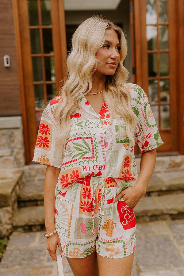 Impressions Ma Cherie High Waist Shorts