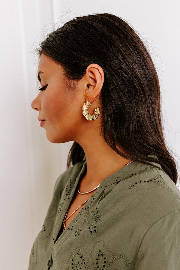 Impressions Made To Shine Hoop Earrings