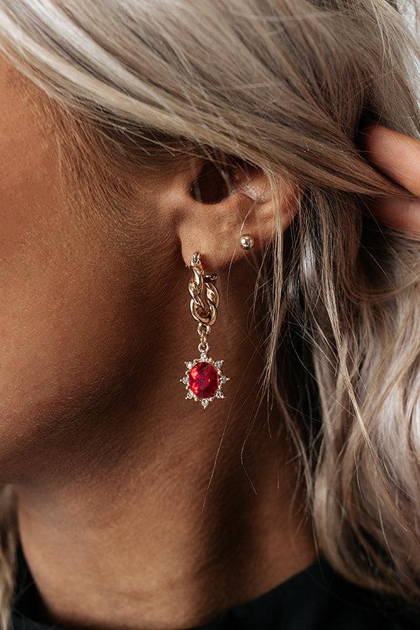 Impressions Magical Moment Earrings In Wine