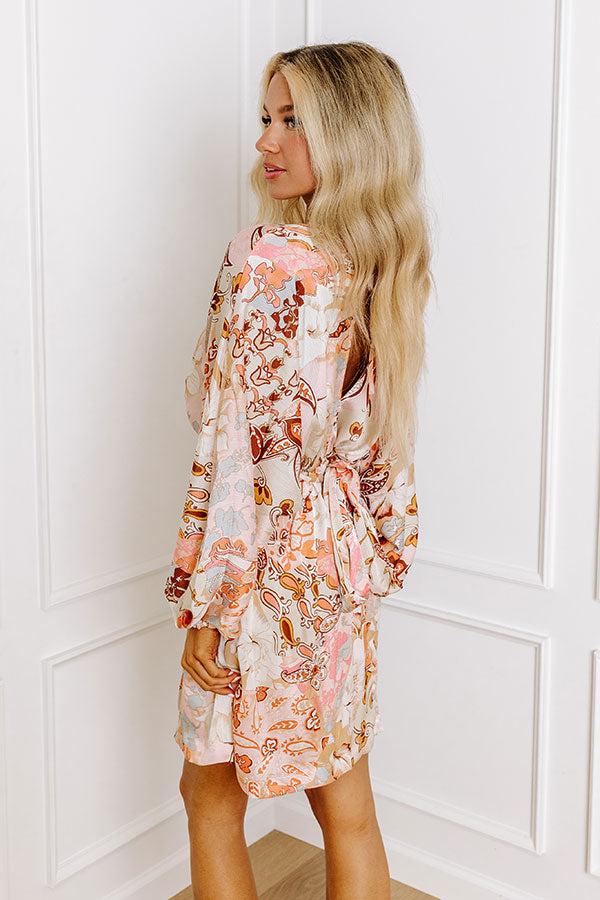 Impressions Major Charisma Floral Mini Dress