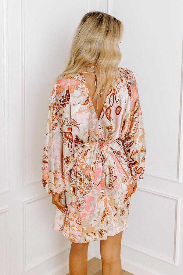 Impressions Major Charisma Floral Mini Dress