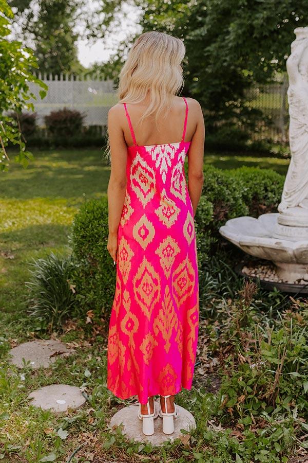 Impressions Make A Statement Satin Maxi Dress