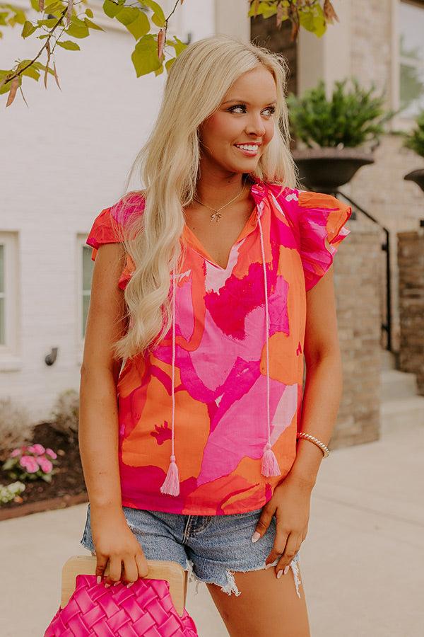 Impressions Make It A Mai Tai Shift Top