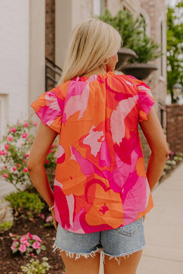 Impressions Make It A Mai Tai Shift Top