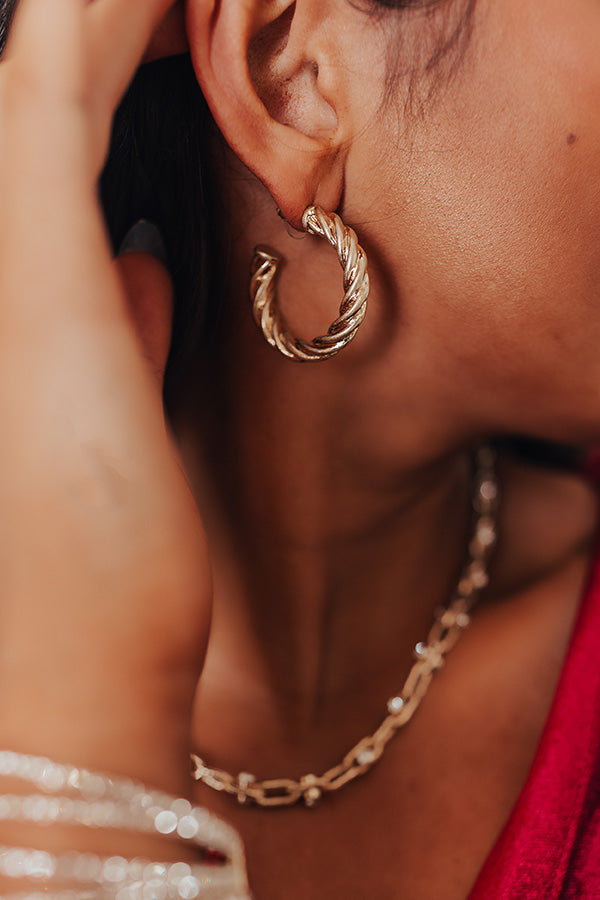 Impressions Make It Exclusive Hoop Earrings