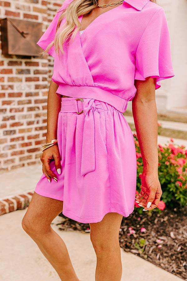 Impressions Malibu Bound High Waist Shorts