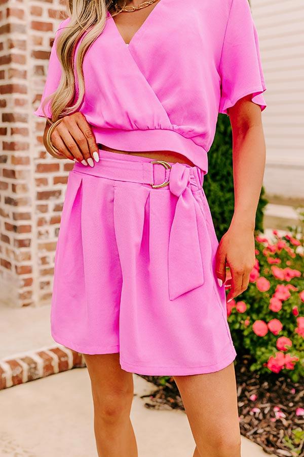 Impressions Malibu Bound High Waist Shorts