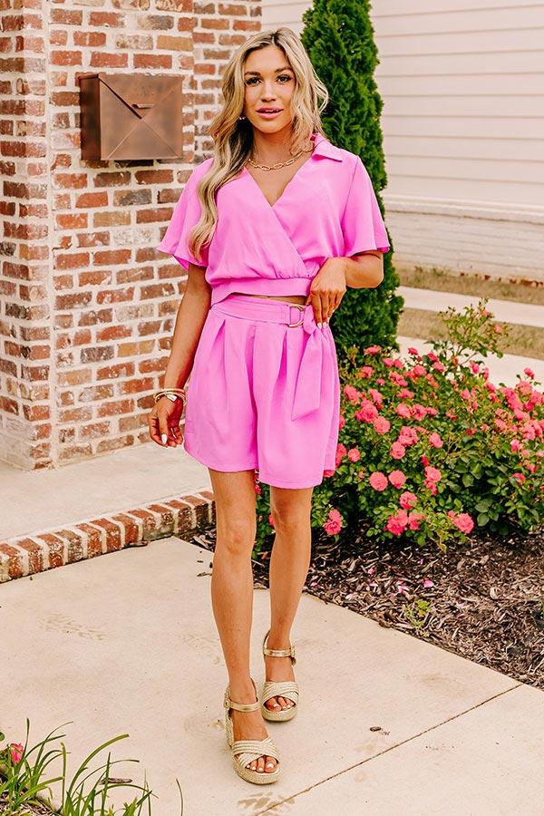 Impressions Malibu Bound High Waist Shorts