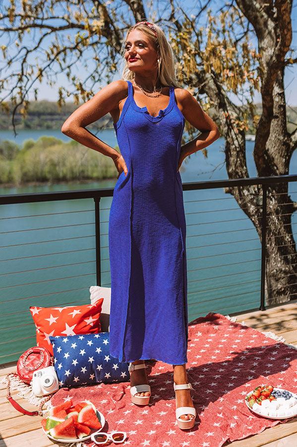 Impressions Malibu Pier Maxi In Royal Blue
