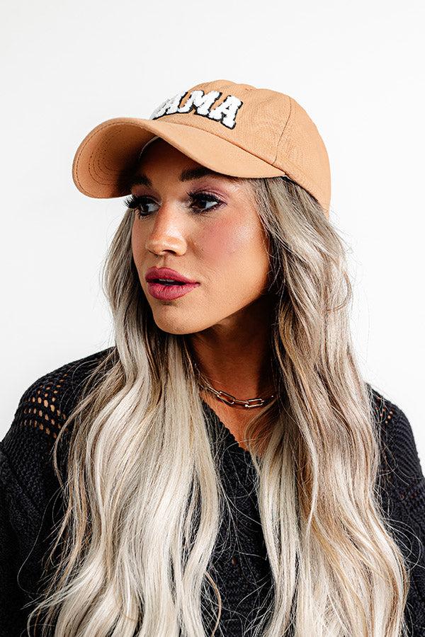 Impressions Mama Sherpa Letter Baseball Cap