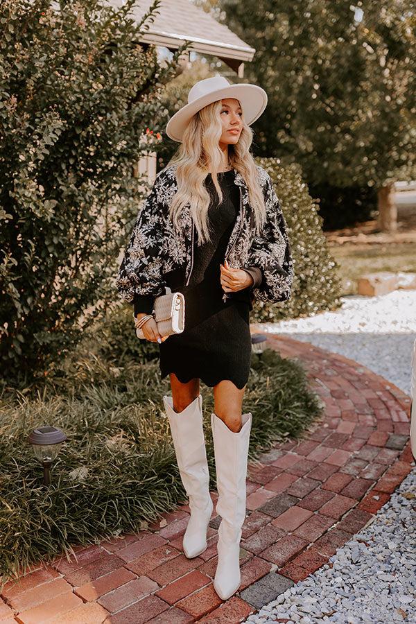 Impressions Manhattan Chic Knit Sweater Dress