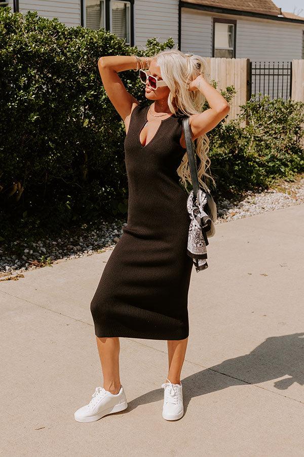 Impressions Manhattan Stroll Ribbed Midi