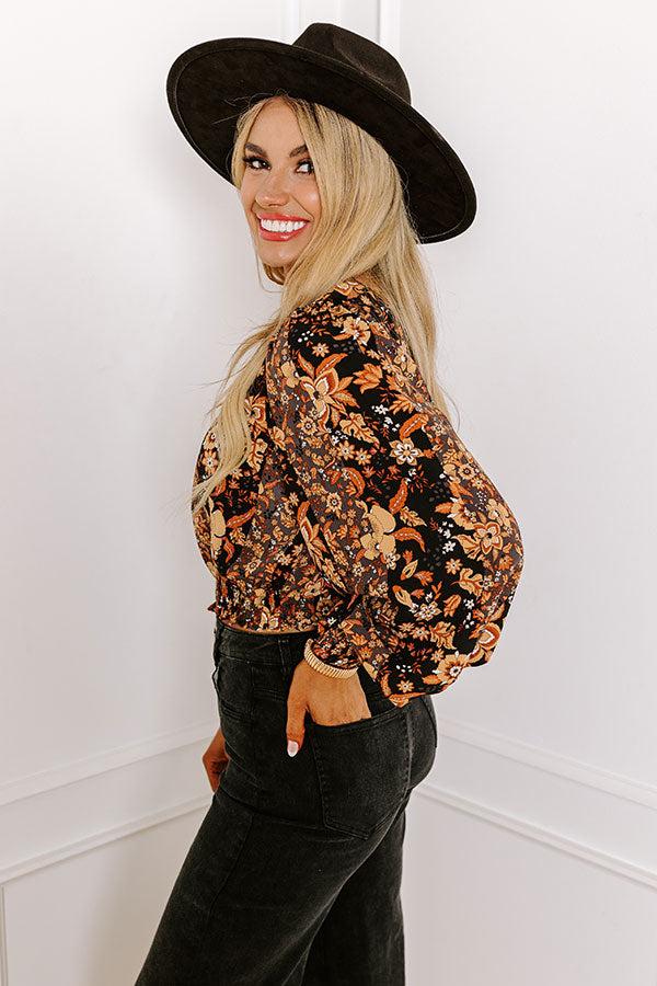 Impressions Manners Matter Floral Top