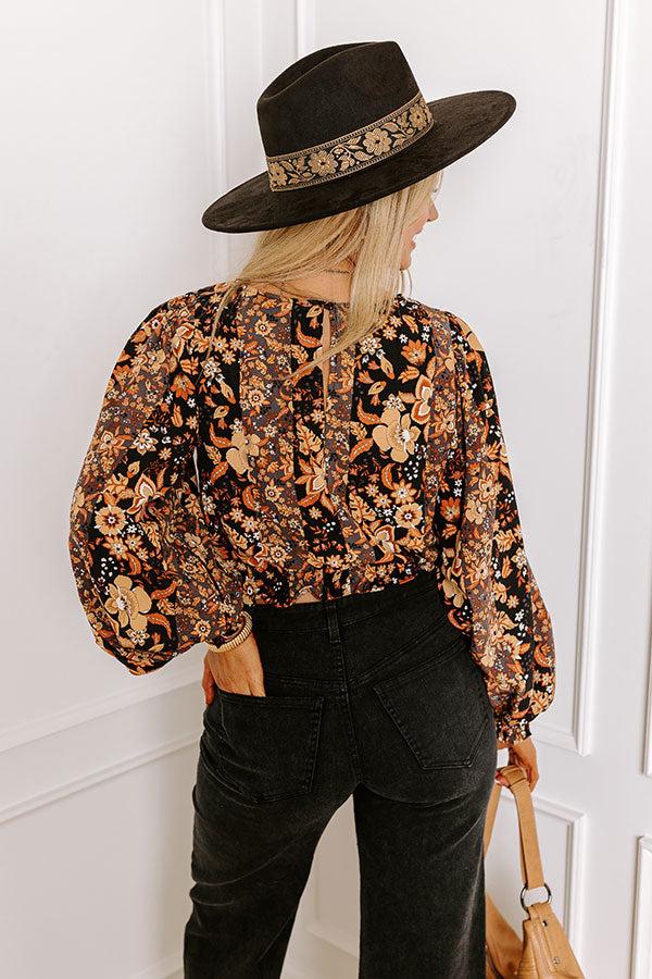 Impressions Manners Matter Floral Top