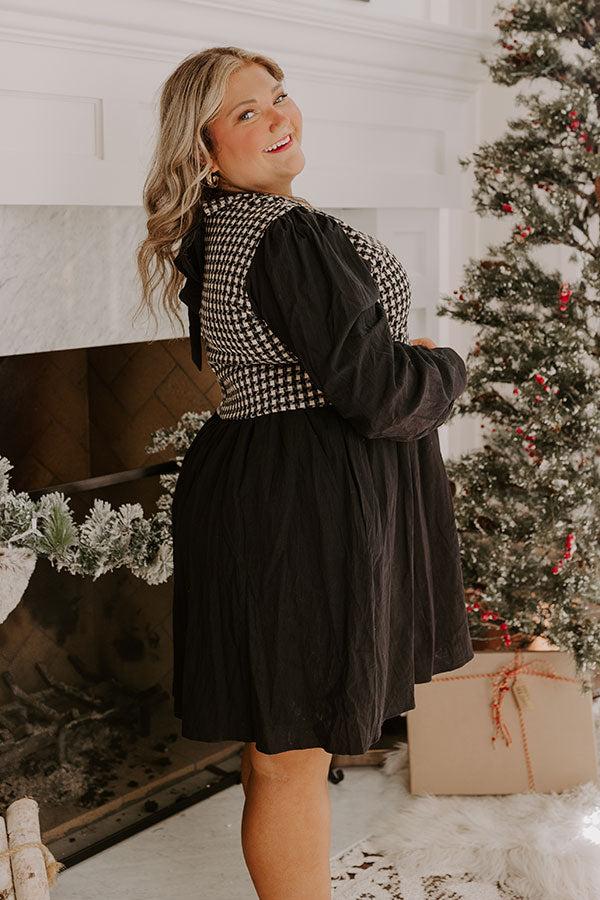 Impressions Maple Grove Cutie Mini Dress Curves