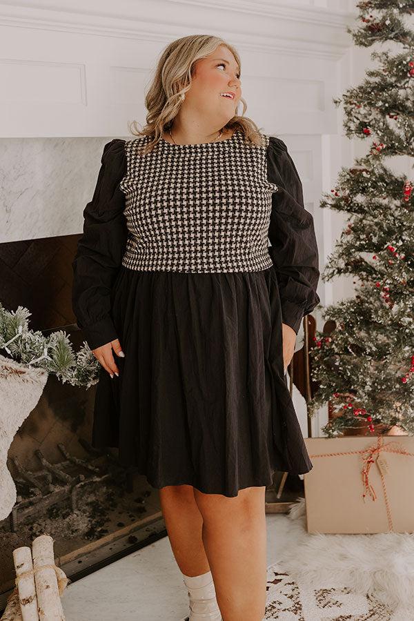 Impressions Maple Grove Cutie Mini Dress Curves