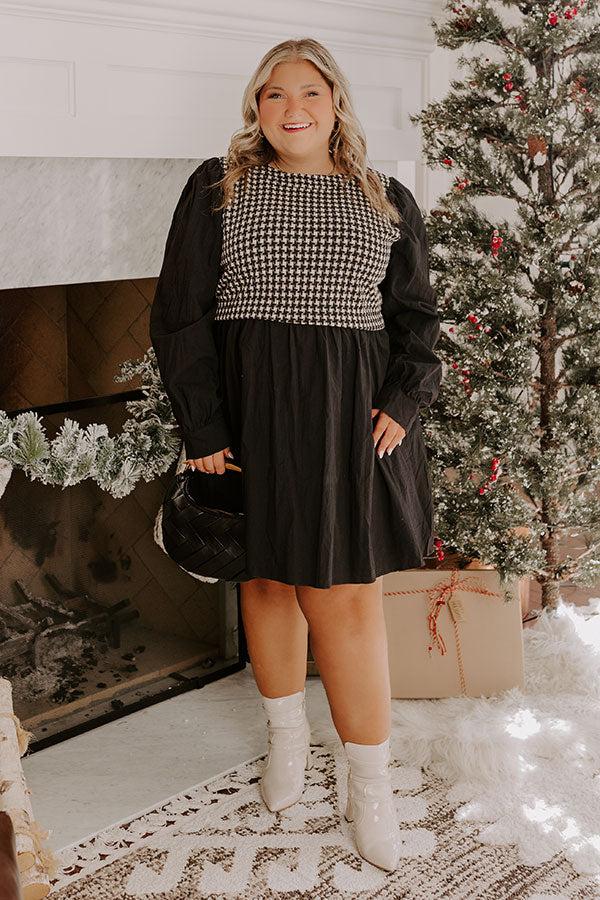 Impressions Maple Grove Cutie Mini Dress Curves