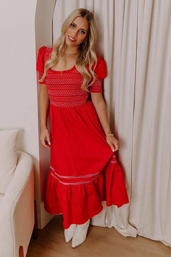 Impressions Margarita Mood Smocked Midi